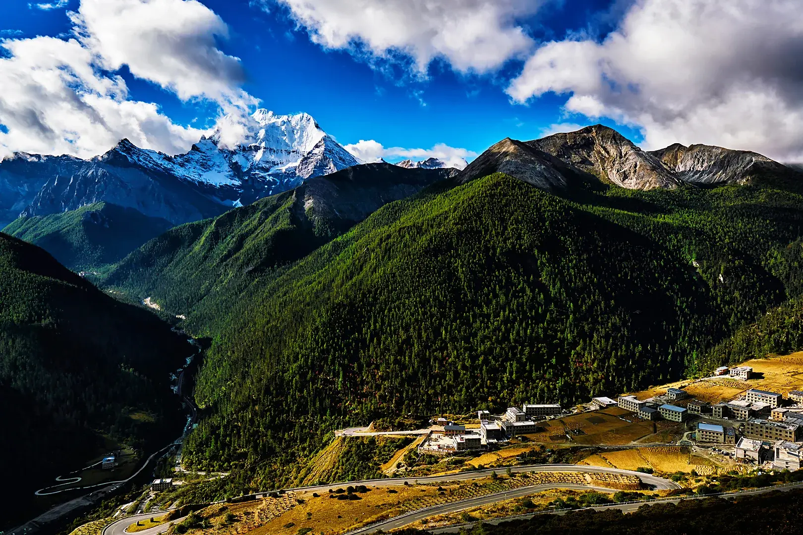Yading Three Sacred Massifs
